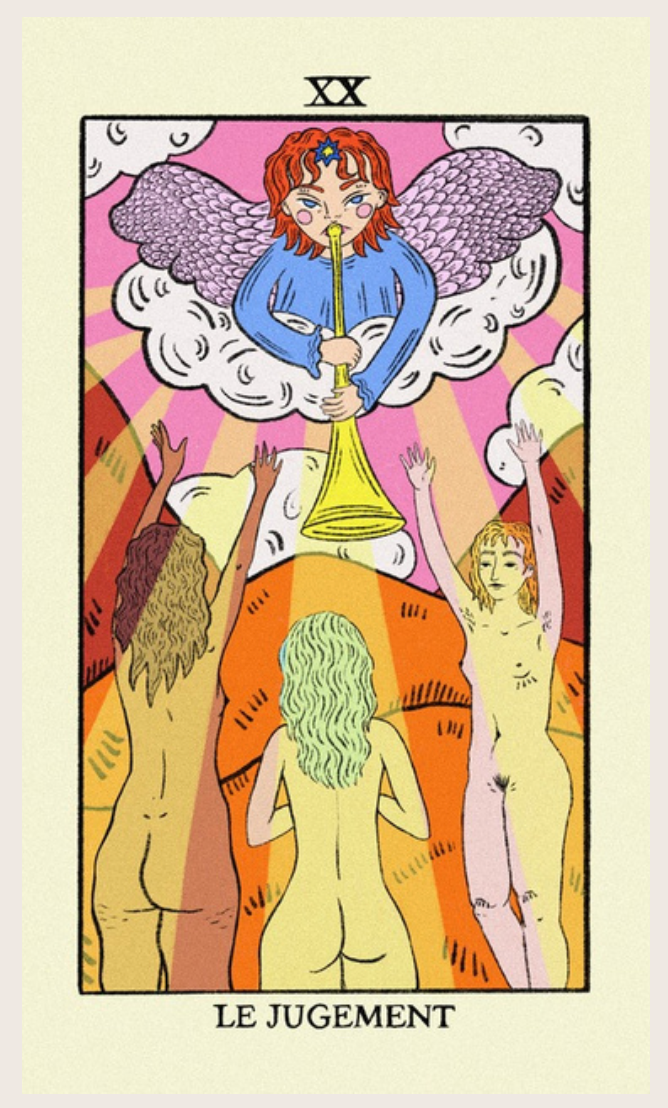 Affiche Tarot de Marseille 21*12- Pauline Féménia