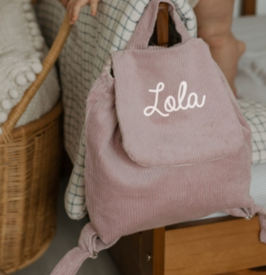 Sac à dos personnalisable en gaz de coton - Oh la la ohlala Paris