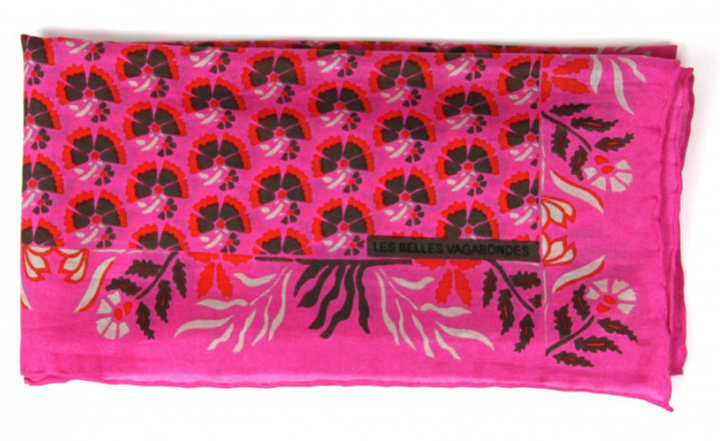 Mini foulard – 50 × 50 cm – Les Belles Vagabondes