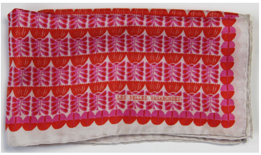 Mini foulard – 50 × 50 cm – Les Belles Vagabondes