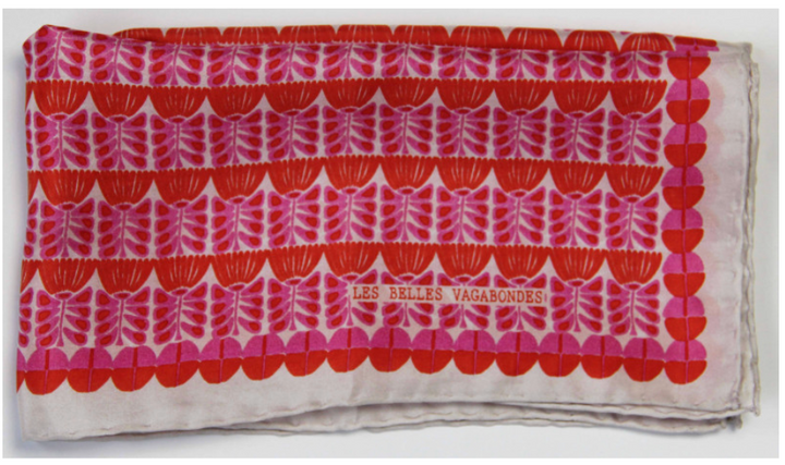 Mini foulard – 50 × 50 cm – Les Belles Vagabondes