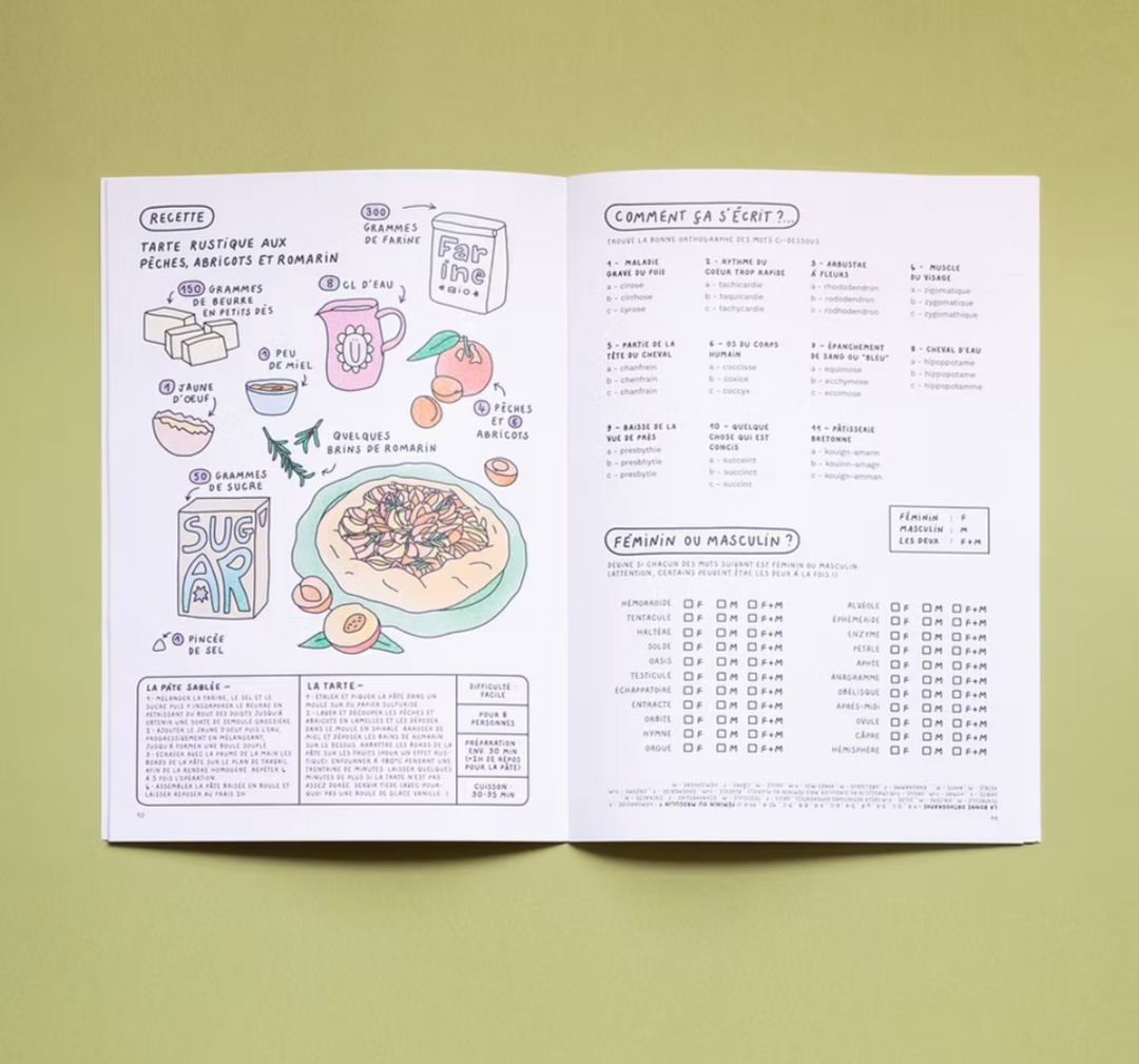 Cahier de vacances pour les grands - Studio 1 + 1
