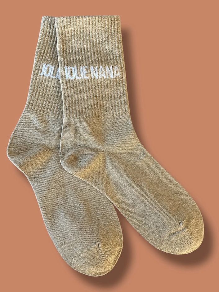 Paire de chaussettes paillettes