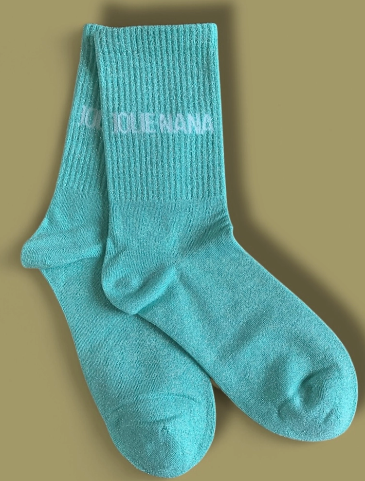 Paire de chaussettes paillettes