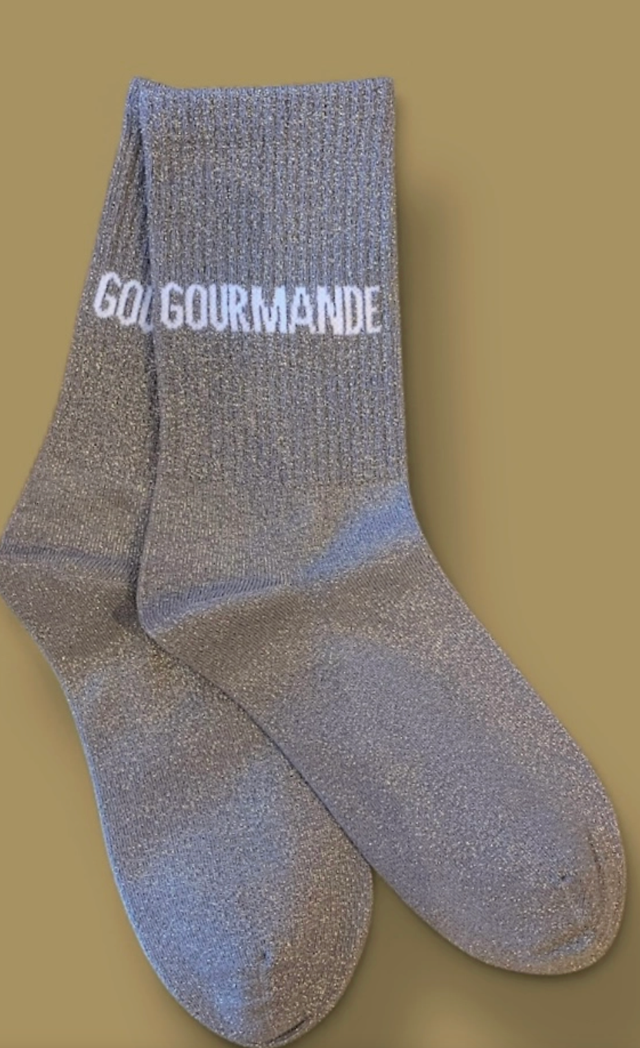 Paire de chaussettes paillettes