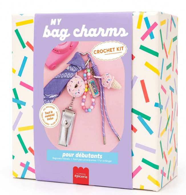 KIT DIY Crochet Bag Charms - La petite épicerie