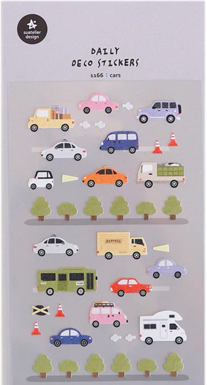 Planche d’autocollants décoratifs Daily Deco - Suatelier
