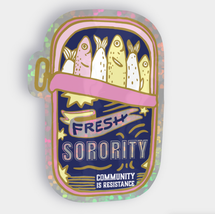 Sticker sardines Fresh Sorority - Les Imprimeuses