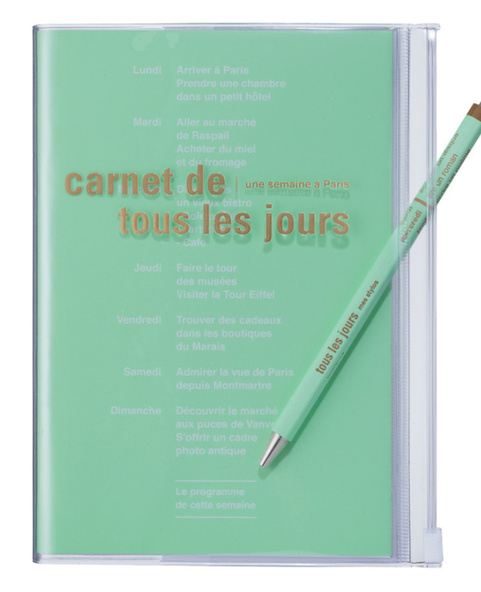 Carnet zippé B6 - DAYS - Mark&