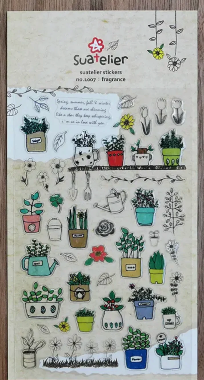 Planche d’autocollants décoratifs Daily Deco - Suatelier