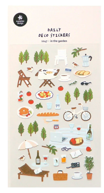Planche d’autocollants décoratifs Daily Deco - Suatelier