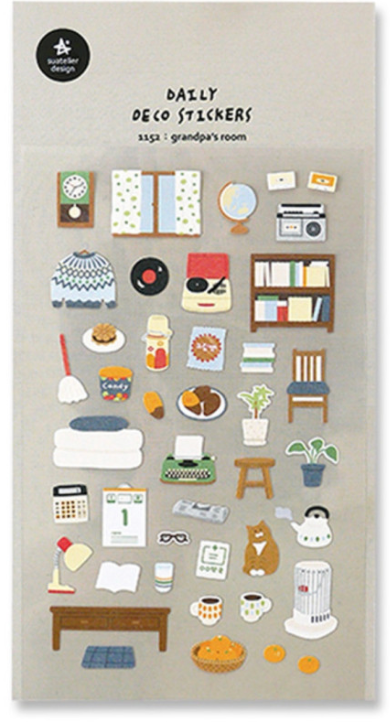 Planche d’autocollants décoratifs Daily Deco - Suatelier