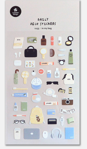 Planche d’autocollants décoratifs Daily Deco - Suatelier
