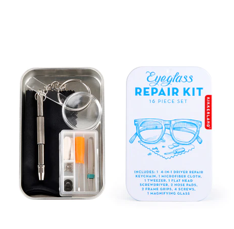 Kit de réparation de lunettes - Kikkerland