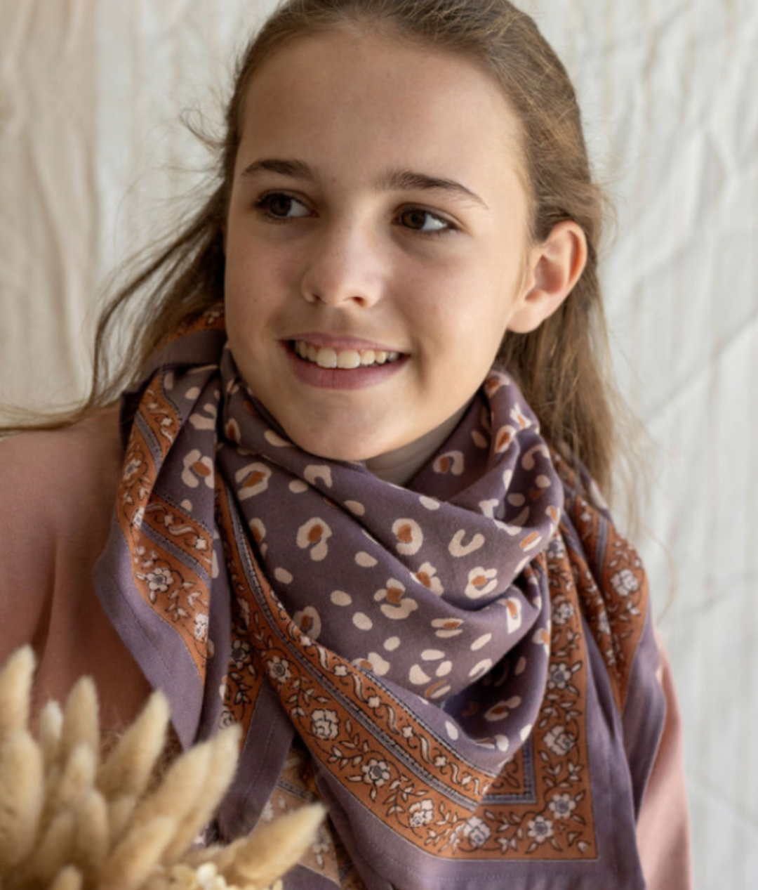 Grand foulard léopard - Bengal Sureau - Bindi Atelier