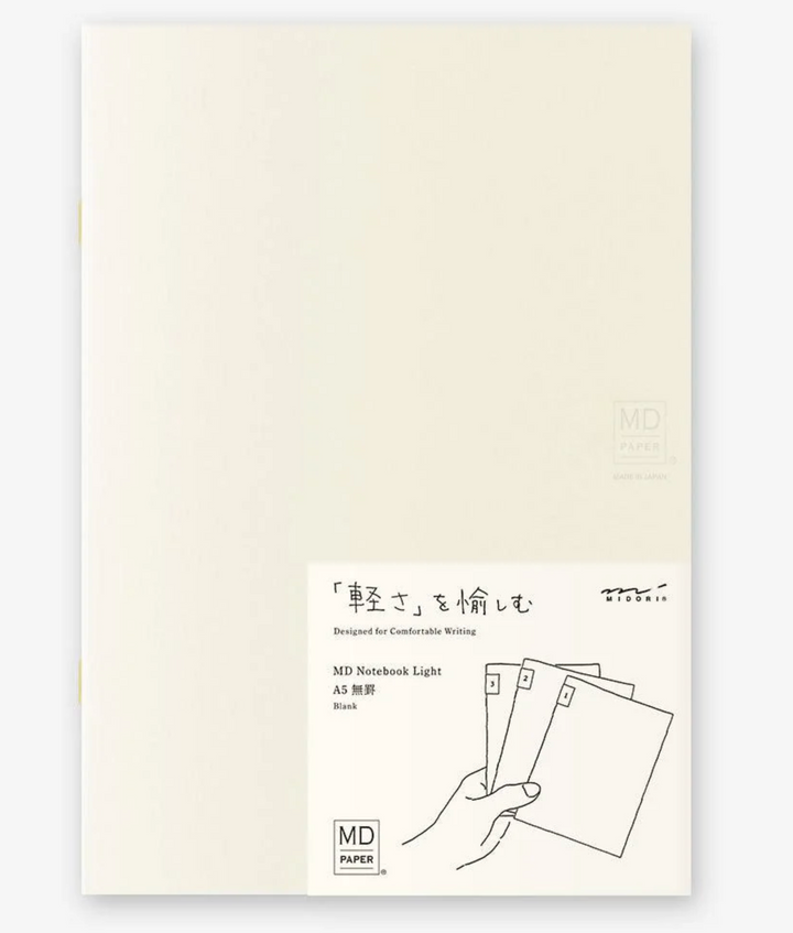 Notebook -  Light A5 3pcs pack - Midori