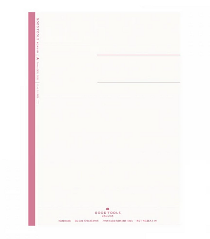 Notebook - B5 - Ligné 7 mm - Kokuyo