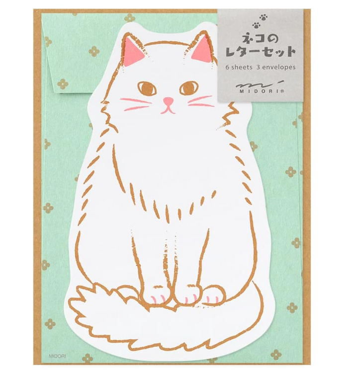 Papier à lettres et enveloppes animaux - Midori