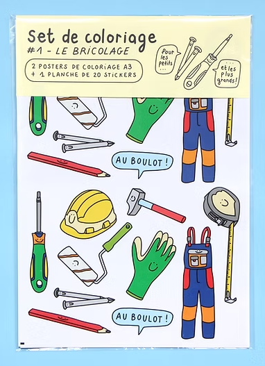 Set de coloriage bricolage- Studio 1+1