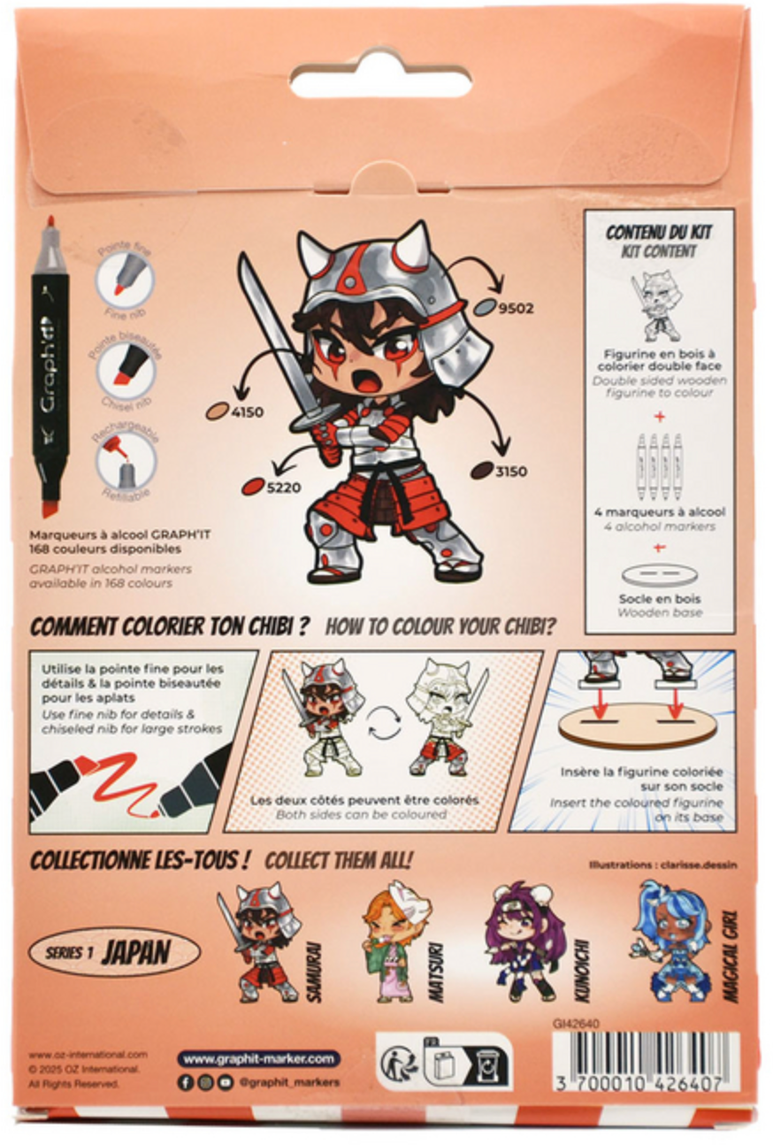 Kit de figurine à colorier - Graph'it