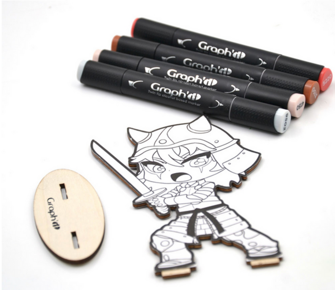 Kit de figurine à colorier - Graph'it