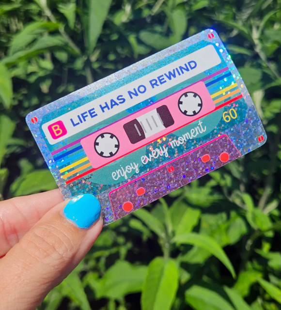 Sticker Life has no Rewind - Studio Inktvis