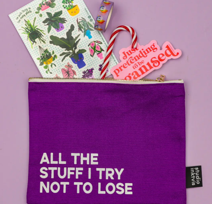 Sticker Just pretend to be organized- Studio Inktvis