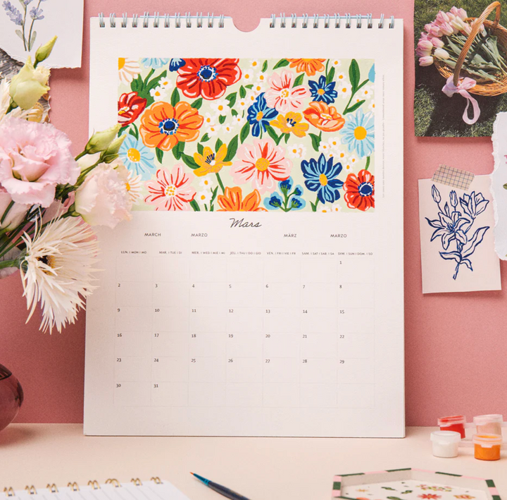 Kit de peinture au numéro - Calendrier 2026 - Petite épicerie