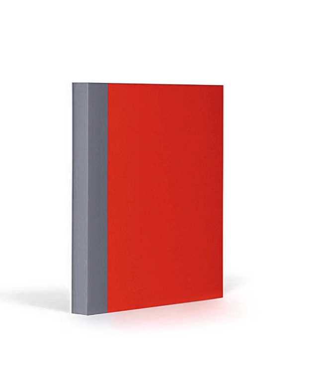 Bloc-notes A6 quadrillé Rouge – 192 pages – Papier 90 g – LES IMPRIMEUSES