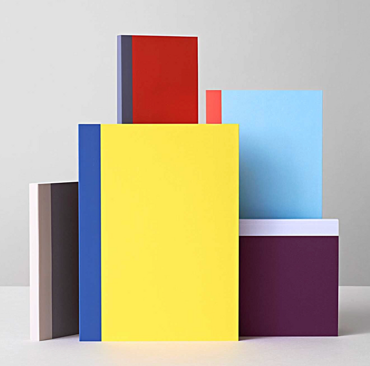 Bloc-notes A6 quadrillé Rouge – 192 pages – Papier 90 g – LES IMPRIMEUSES