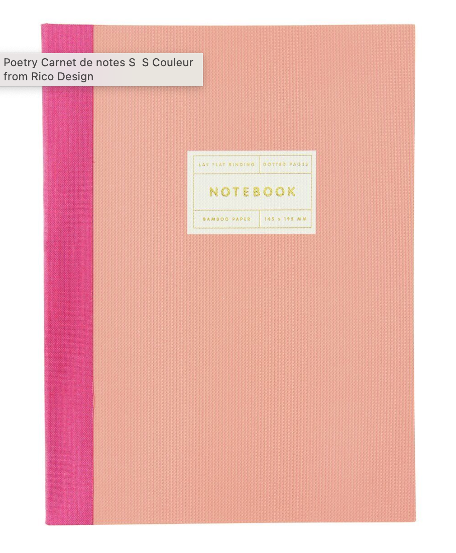 Carnet de notes S Paper Poetry – Format S – RICO DESIGN | LES IMPRIMEUSES