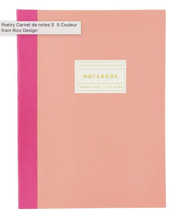 Carnet de notes S Paper Poetry – Format S – RICO DESIGN | LES IMPRIMEUSES