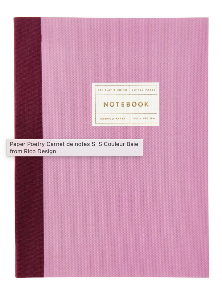 Carnet de notes S Paper Poetry – Format S – RICO DESIGN | LES IMPRIMEUSES
