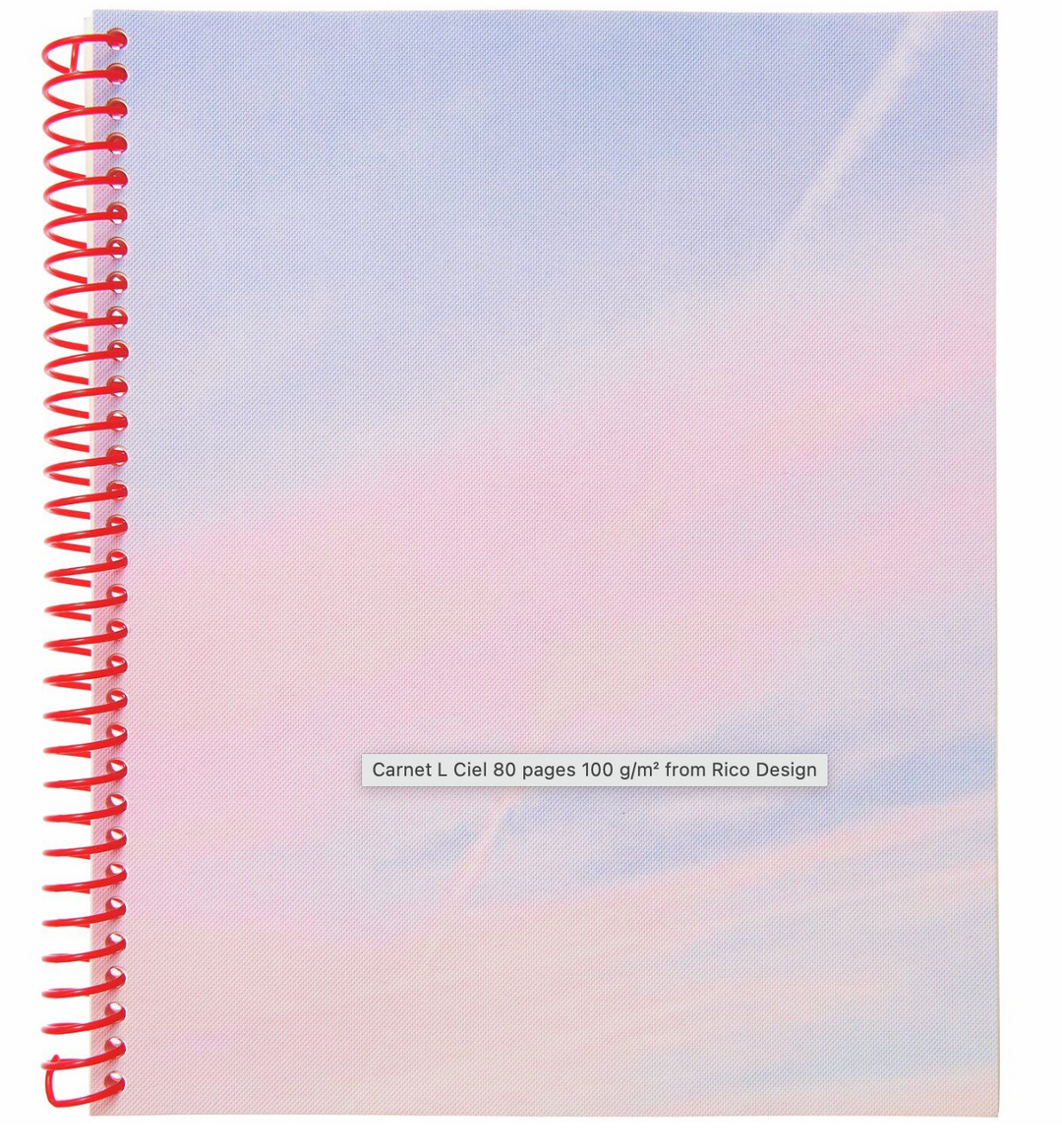 Carnet Grand Format Ciel – 80 pages – Papier 100 g/m² – RICO DESIGN | LES IMPRIMEUSES