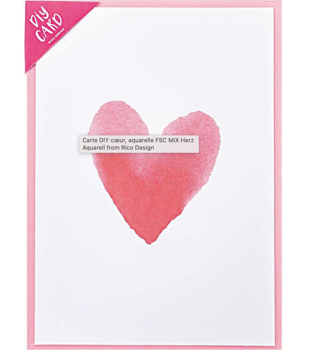 DIY Carte – Carte / Enveloppe / Confetti / Autocollant – RICO DESIGN | LES IMPRIMEUSES