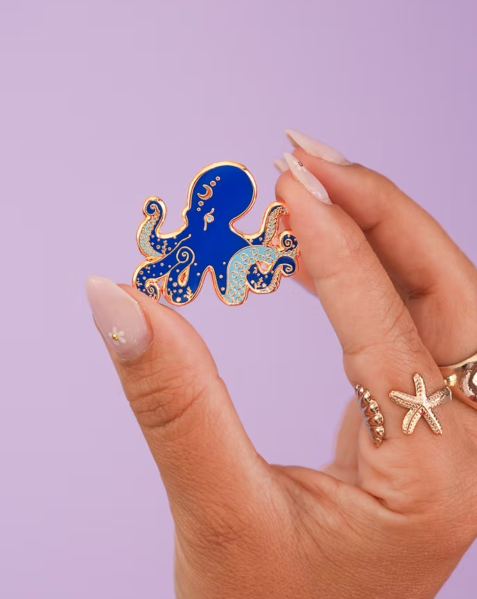 Pin's Pieuvre - Malicieuse