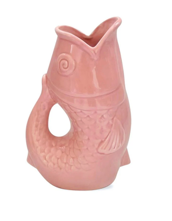 Vase pichet Poisson rose - Opjet Paris