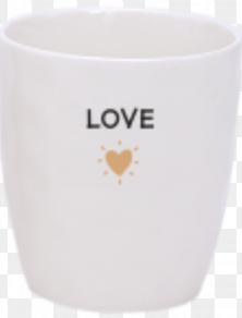 Gobelet Message LOVE- Doré