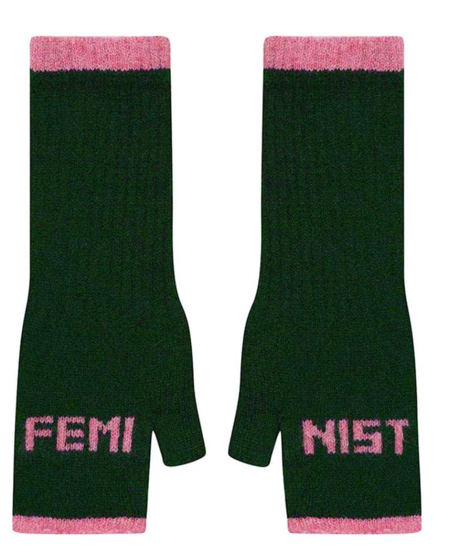 Mittens Feminist - Black & Beech
