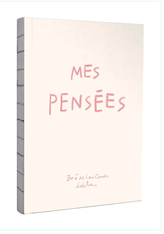 Carnet mes pensées - Zoé de las cases - La maison hachette
