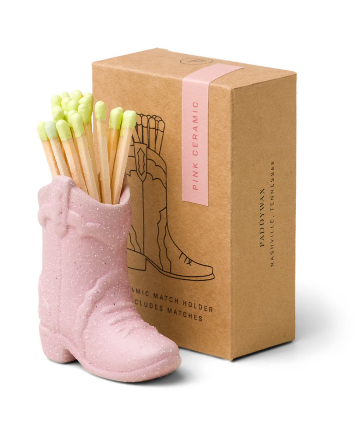 Porte-allumettes Bottine – avec 25 allumettes – Designworks