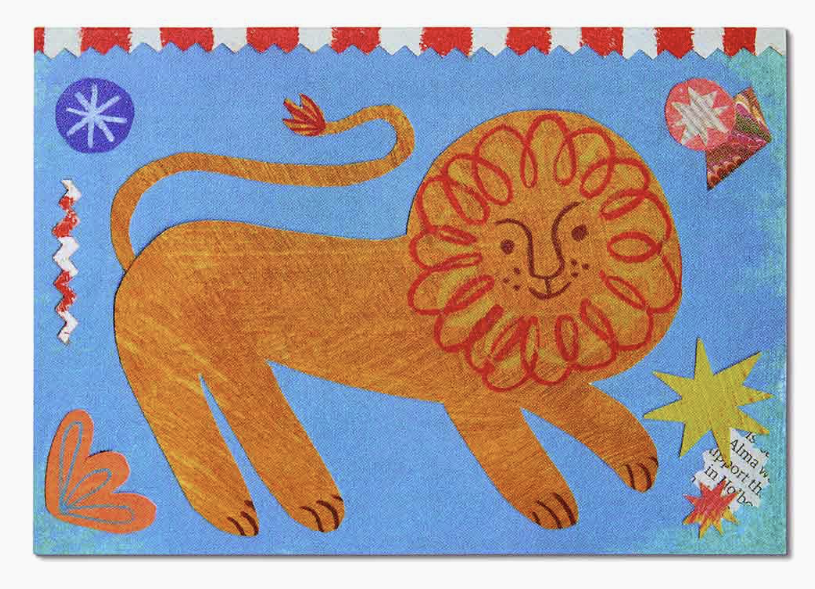 Mini carte lion - Mortlake papers