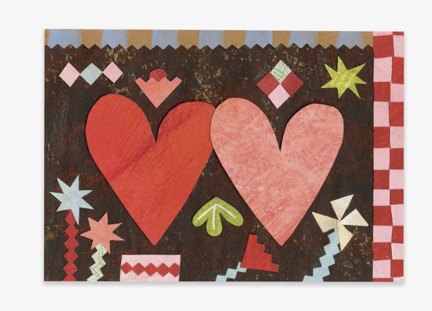 Mini carte coeurs - Mortlake papers