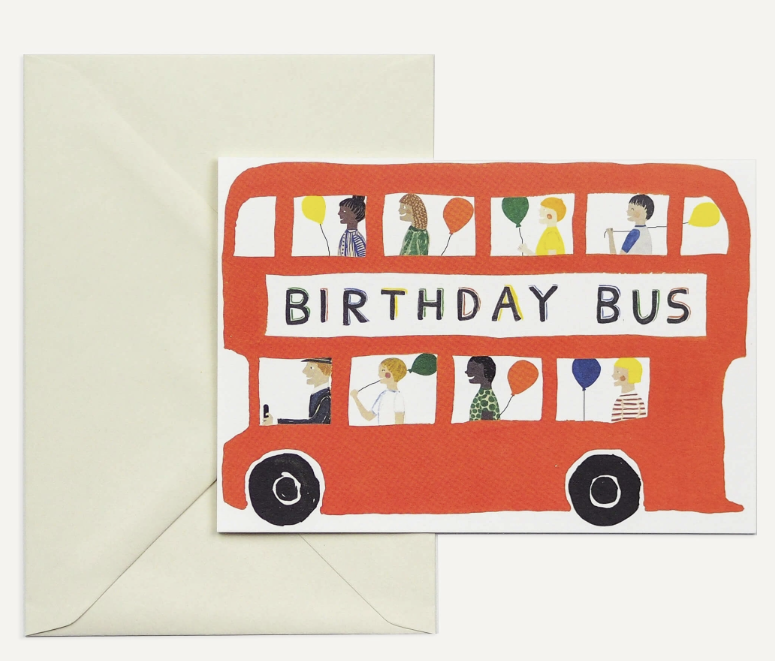Carte Birthday bus - Hadley