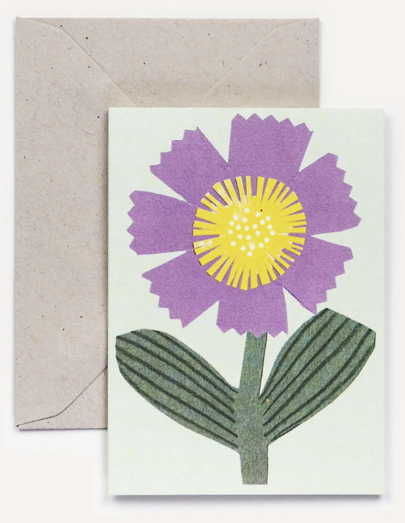 Carte Fleur violette - Hadley