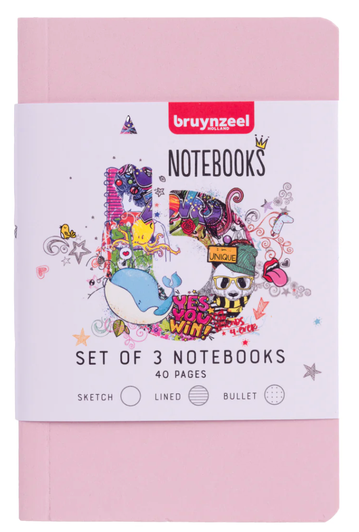 Lot de 3 Bullet Journals   – Bruynzeel