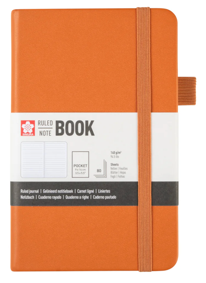 Carnet ligné Sakura 9 × 14 cm – 160 pages – Royal Talens