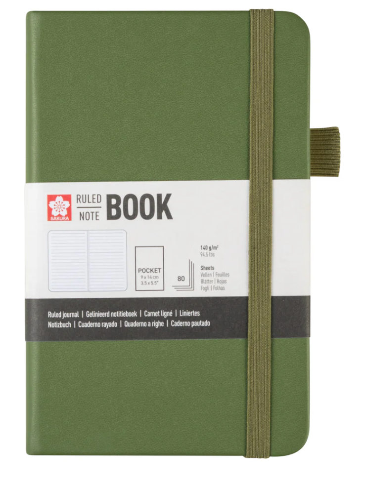 Carnet ligné Sakura 9 × 14 cm – 160 pages – Royal Talens