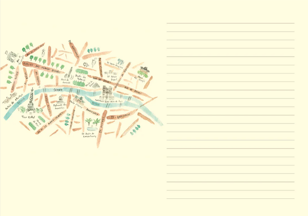 L'après-midi Travel Journal – 128 pages – Pansydaisy