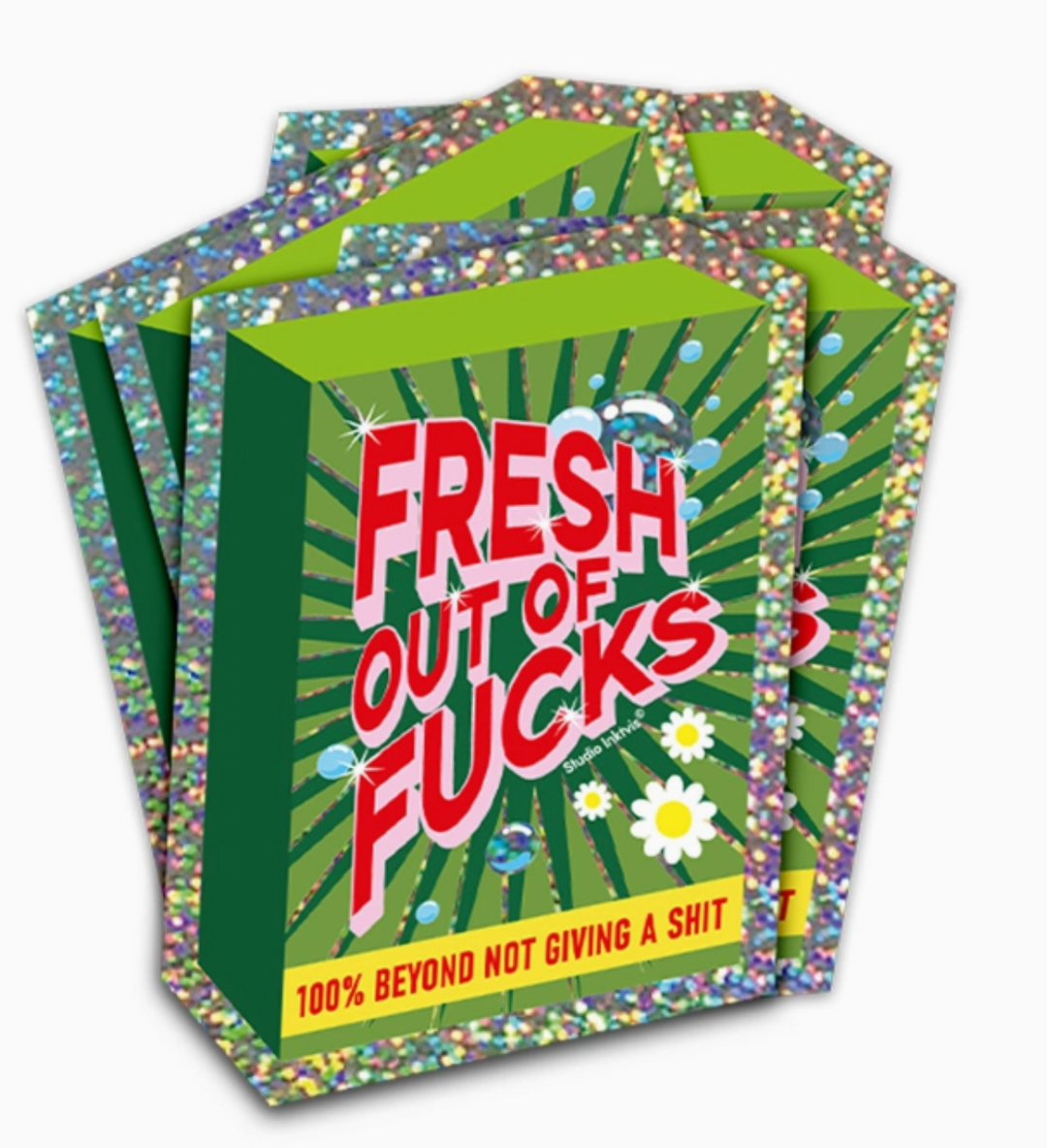 Sticker "Fresh out of fucks" - Studio Inktvis